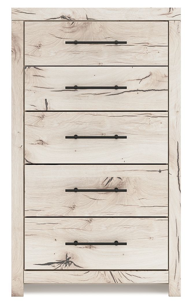 Lawroy - Light Natural - Five Drawer Chest