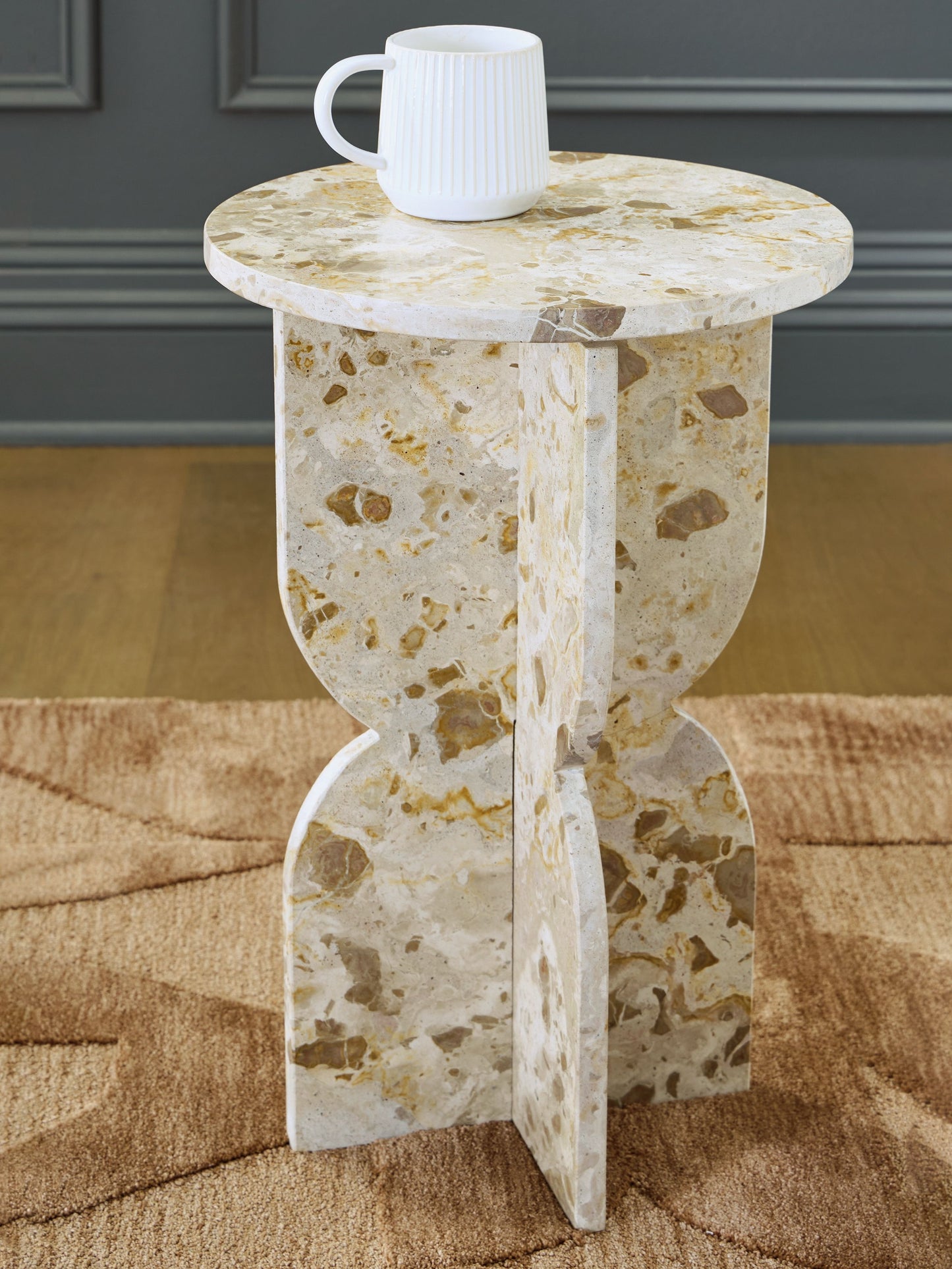 Treygan - Beige - Accent Table