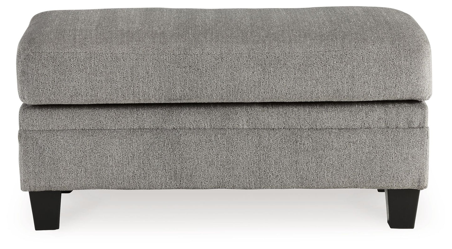 Davinca - Charcoal - Ottoman