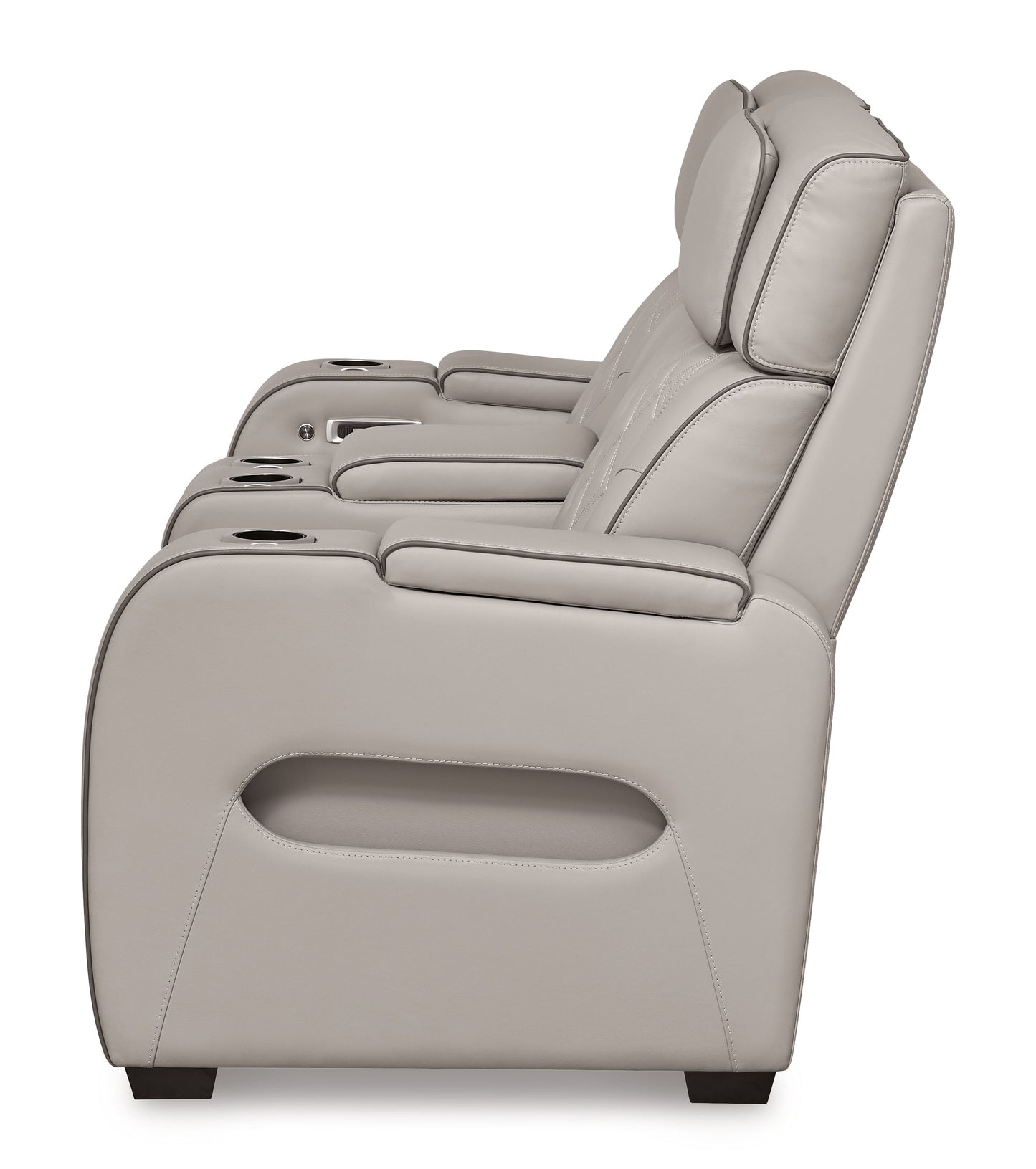 Boyington - Power Reclining Loveseat With Console/Adj Hdrst