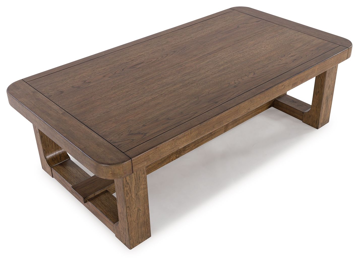 Cabalynn - Light Brown - Rectangular Cocktail Table