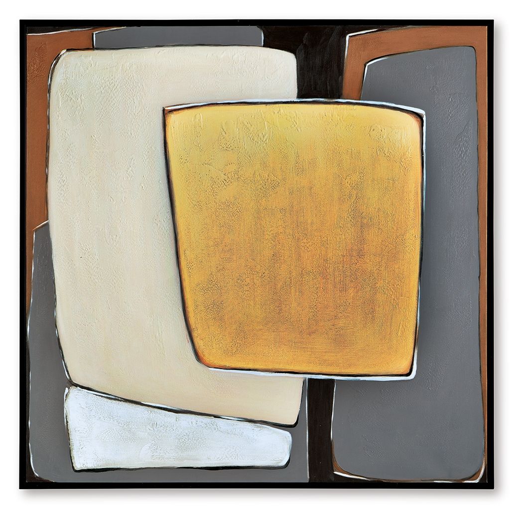 Actman - Cream / Brown / Gray - Wall Art