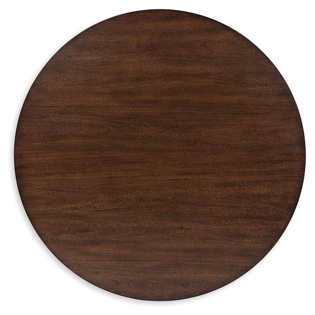 Korestone 2 - Dark Brown - Round Cocktail Table