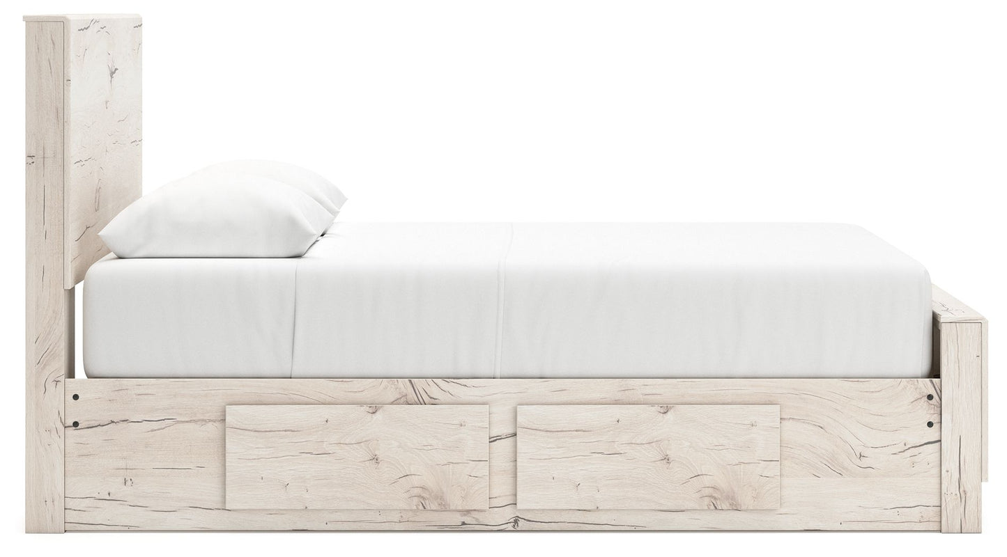 Lawroy - Panel Bed With Storage