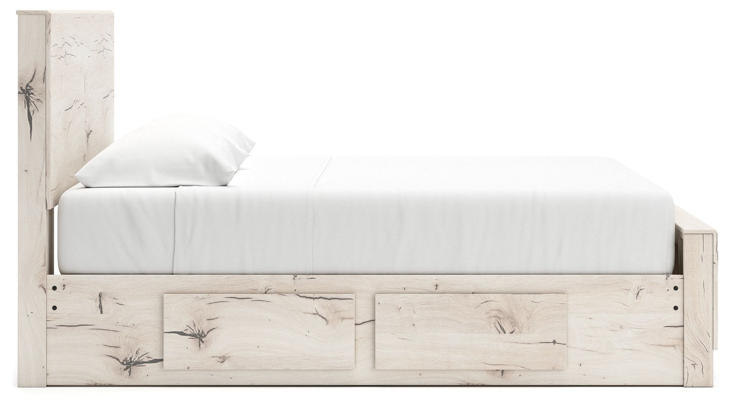 Lawroy - Panel Bed With Storage