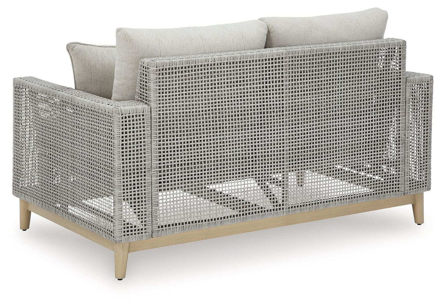 Seton Creek - Gray - Loveseat With Cushion