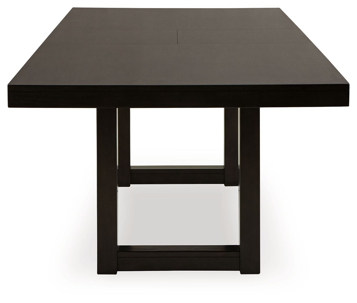 Neymorton - Dark Grayish Brown - Rectangular Dining Room Butterfly Extension Table