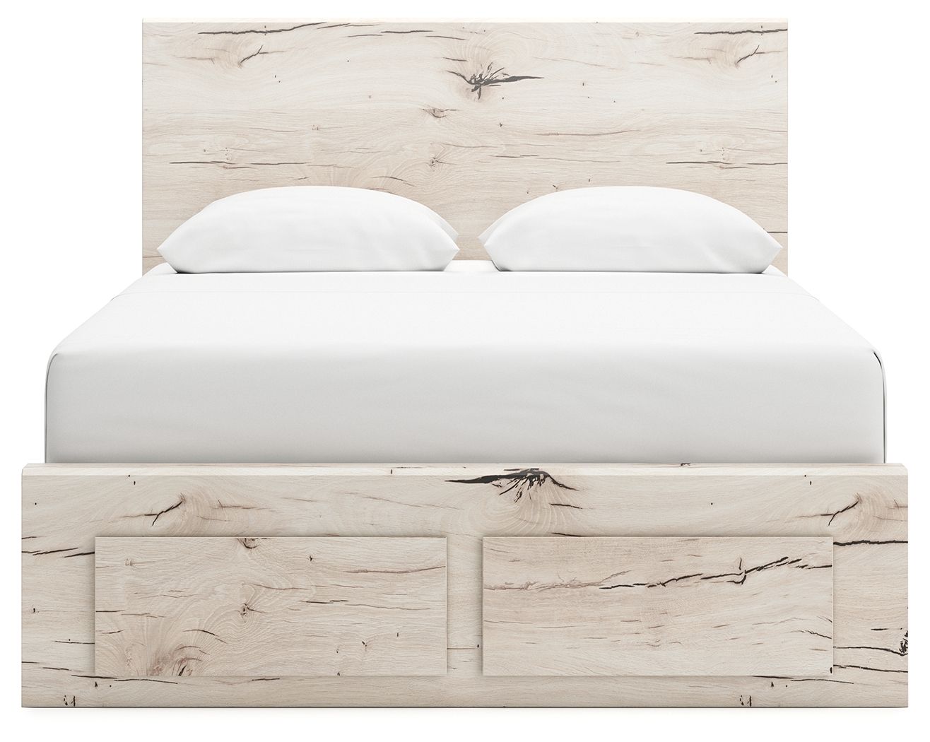 Lawroy - Panel Bed With Storage