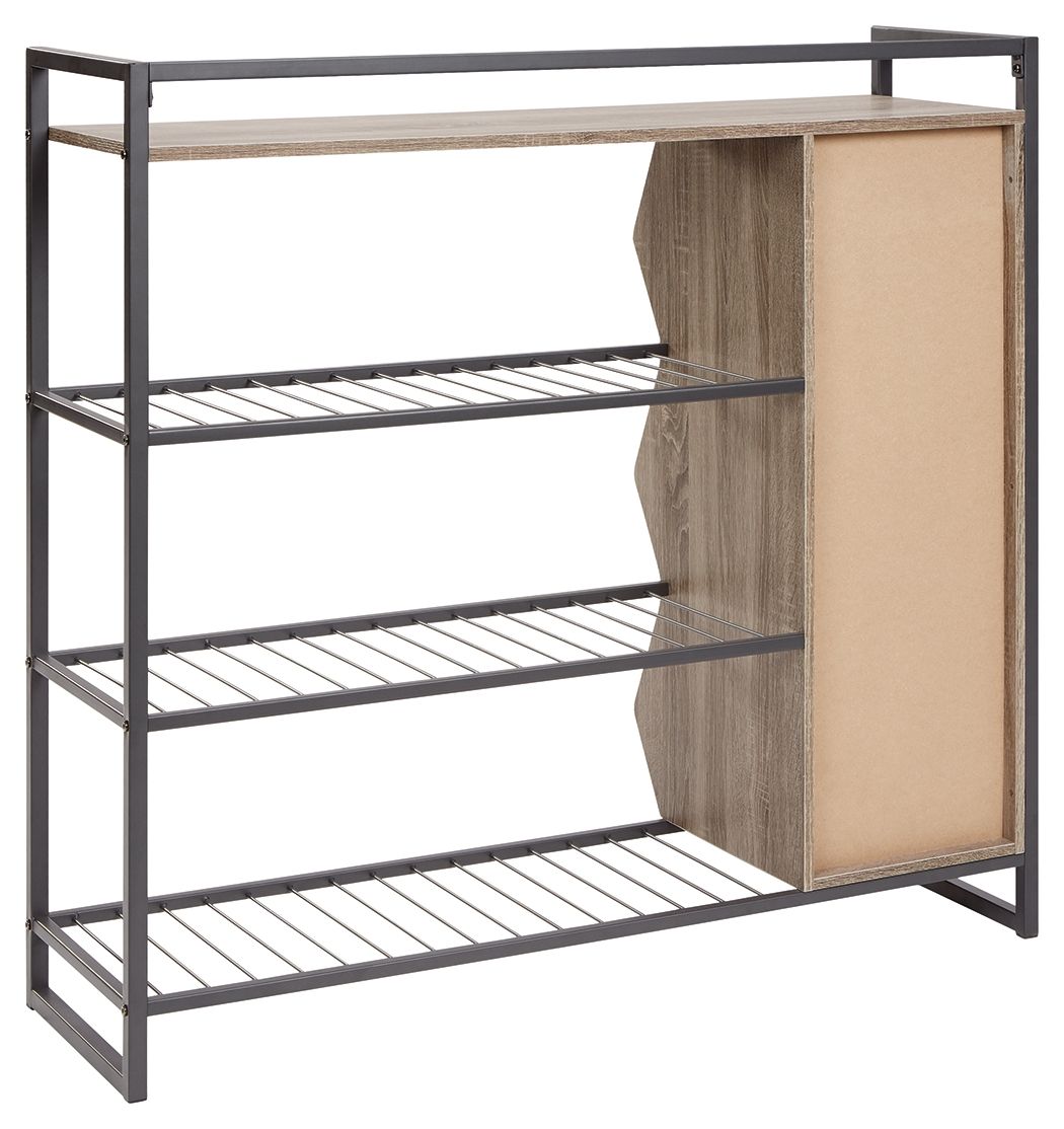 Maccenet - Grayish Brown / Gunmetal - Shoe Rack