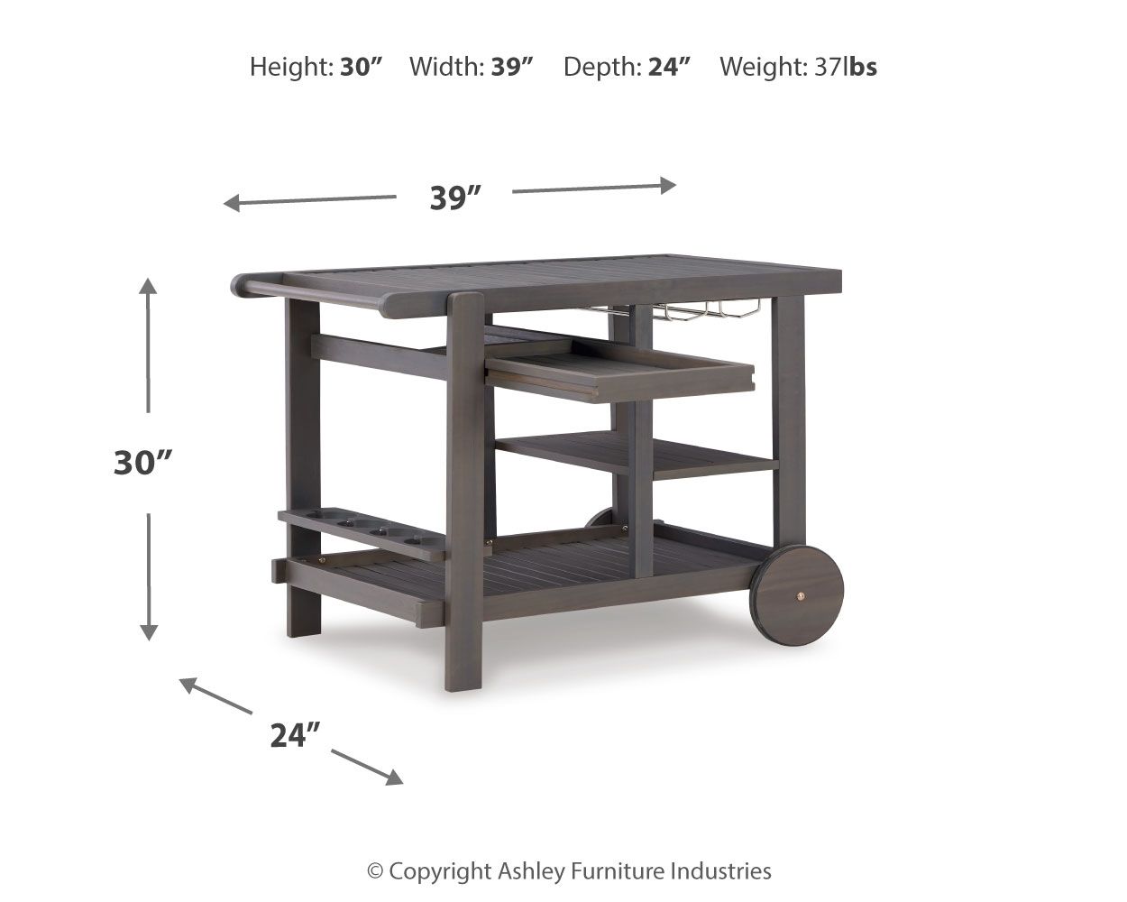 Kailani - Serving Cart