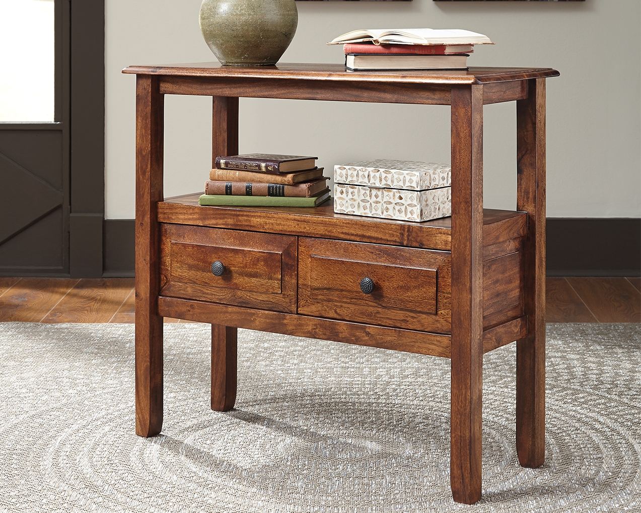 Abbonto - Warm Brown - Accent Table