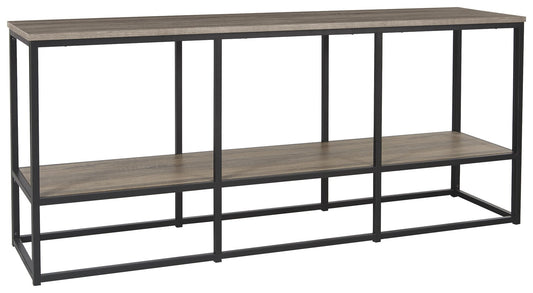 Wadeworth - Brown / Black - Extra Large TV Stand