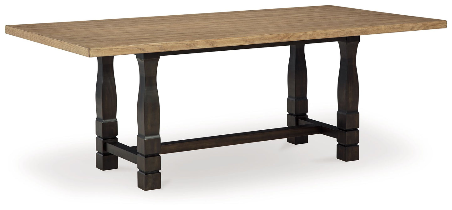 Charterton - Two-tone Brown - Rectangular Dining Room Table