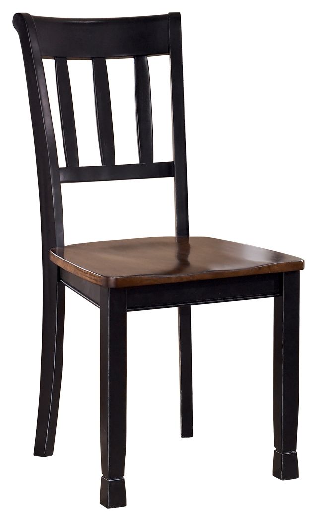 Owingsville - Black / Brown - Dining Room Side Chair (Set of 2)